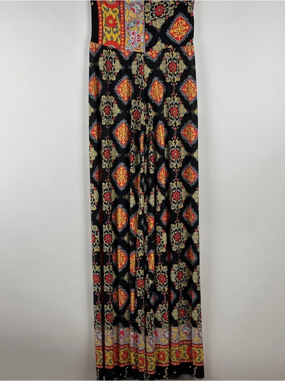 Women's Funky Vintage Abstract Print Loose Fitting Palazzo Pant